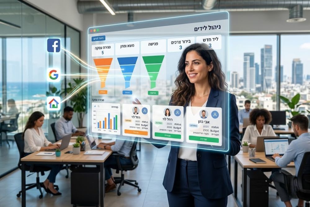 חברת תיווך לניהול מערכות לידים
